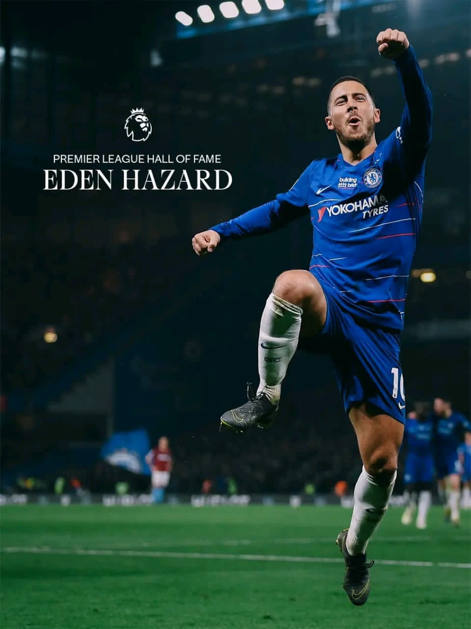 PerEden Hazard Inducted into the Premier League Hall of Fame.